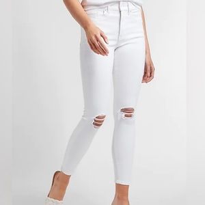 Express White Skinny jeans